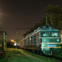 Electric locomotive VL80K-586 near depot Bataysk-South, Батайск