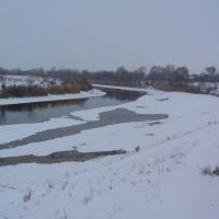 р. Сал Тырло (Зима). River. Sal Tyrlo (Winter), Большая Мартыновка