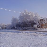 Зима в Покровском ул. О. Кошевого, Покровское