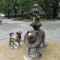 А.П.Чехов "Каштанка",памятник в Таганроге,на родине Чехова, Таганрог