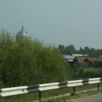 View on the Church.Road, Гусь Железный