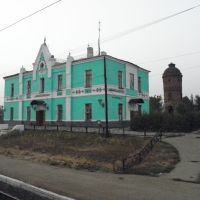 Вокзал и водокачка в Милославском, Милославское