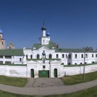 Рязанский Кремль, панорамный вид с крепосного вала., Рязань