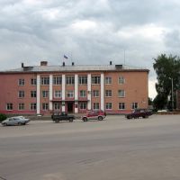 Administrative buildings and Lenins monument, Старожилово