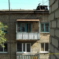 вид с балкона, Октябрьск