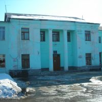 Самарская область, г. Октябрьск, здание, в котором в 1942-1944 годах размещался штаб 767 зенитно-артиллерийского полка, Октябрьск