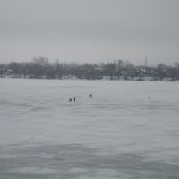 Drill through the frozen river, Сызрань