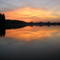 Закат на Зеленом озере, Будогощь