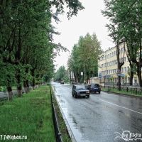 Кировский проспект после дождя (Kirovsky Avenue after a rain), Волхов