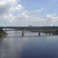 Brücke über Volkhov-Fluss, Волхов