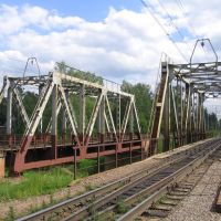 Железнодорожные мосты через реку Оредеж, Вырица