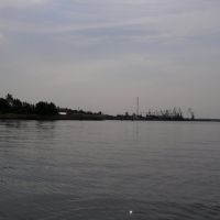 Вид на порт Высоцк, Высоцк