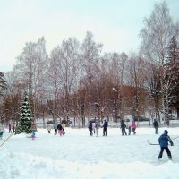 ЗЕЛЕНОГОРСК. Каток. / Zelenogorsk. Skating rink., Зеленогорск