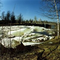 Шлюз Тихвинский (2000 г.)(The gateway Tikhvin-ice drift), Тихвин