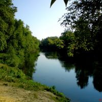 Река Медведица в городском парке, Петровск