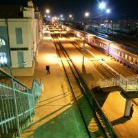 Rtischevo railway station at night, Ртищево