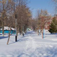 Парк зимой, Ртищево