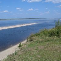 Viljuisk river near Viljuisk town, Вилюйск