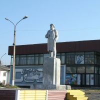 Село Тымовское, памятник вождю пролетариата  (Tymovskoye, monument of Lenin), Анбэцу