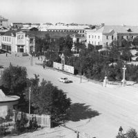 Оха(Лето 1970г.) - нынешняя площадь Ленина, Оха