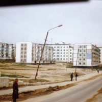 Soviet Era apartment Buildings, Okha, Russia, Оха