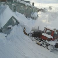 Расчистка снега, Северо-Курильск