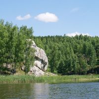слияние Каменки и Исети, Каменск-Уральский