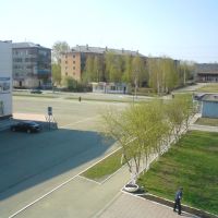 вид с балкона санатория-профилактория, Красноуральск