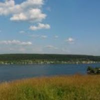 Михайловский пруд, панорама с Пильнинского кукана, Михайловск