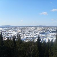 city ​​view from the mountain Shaitan, Нижняя Тура