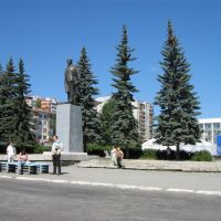Центральная площадь. Памятник Ленину, Первоуральск