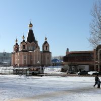 Вид на храм "Всех Скорбящих Радосте", Десногорск