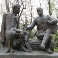 Alexander Twardowski and his hero Vasily Terkin. Smolensk, Голынки