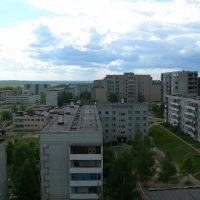 Вид на микрорайон с 9ти этажки, Дорогобуж