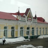 Вокзал на станции Ельня, Смоленская область, Ельня