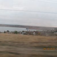 ставропольский край  вид из окна поезда, Арзгир