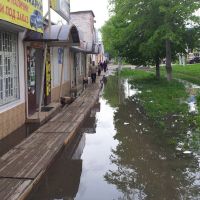 После дождя. (вот такие у нас тротуары), Георгиевск