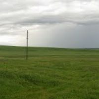 Панорама. Курсавский лиман. Вид на юг. Слева Курсавка справа выезд и лесополоса, Курсавка