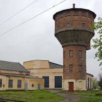 Old water tower in depot Mineralnye Vody, Минеральные Воды