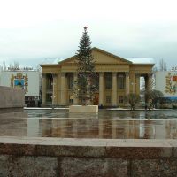 Lenin square, New Years tree, Ставрополь