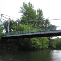 Пешеходный мост к дому Мичурина, Мичуринск