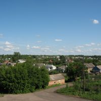 Мордово - Вид с моста через железную дорогу, Мордово