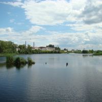 Река Цна в черте города, Моршанск