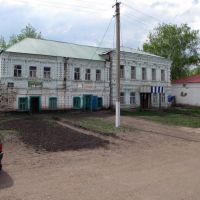 Старый купеческий дом. Bazarnyye Mataki, Tatarstan (Russia), Базарные Матаки