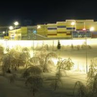 Ночная панорама Ледового Дворца г.Заинска, Заинск