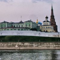 Kazans Kremlin early in the morning, Казань