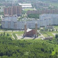 Мечеть, вид сверху., Нижнекамск