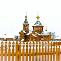 Church in White Jar of the Tomsk region, Белый Яр