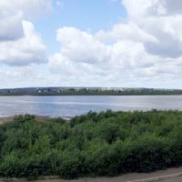 The panorama of river Tom, Томск