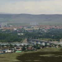 Панорама г.Кызыл со смотровой площадки (август 2009г.), Бай Хаак